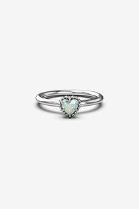 Stolen Girlfriends Club Dahlia's Heart Ring - Silver