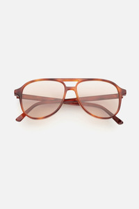 Lu Goldie: Lu Goldie Scout Sunglasses - Chestnut