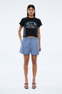 Ena Pelly: Ena Pelly EP Vintage Baby Tee - Black