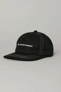 Hats: Just Another Fisherman Heritage Logo Ledger Cap - Black