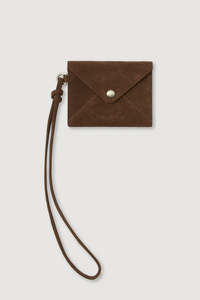 Womens Wallets 1: Assembly Suede Coin Purse - Amaro