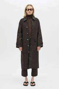 Camilla And Marc: Camilla and Marc Enzo Denim Coat - Espresso