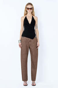 All Denim: Bec & Bridge Kinley Contrast Jean - Choc