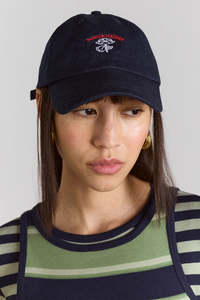 Hats: Damson Madder Flower Cap - Navy