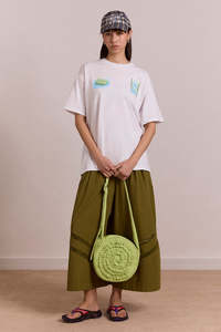 Damson Madder: Damson Madder Savon Graphic Tee - White