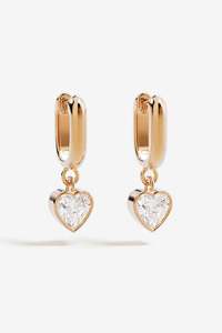 By Charlotte: By Charlotte Love You More Hoops - Gold