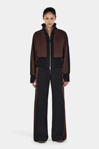 Womens Sweats Hoodies: Hansen & Gretel Rosie Zip Up - Two Tone