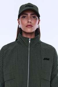 Womens Hats 1: Ena Pelly Falcon Cap - Green Check