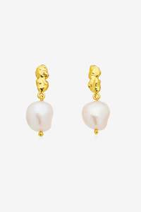 Earrings: Amber Sceats Adelanto Earrings - Gold