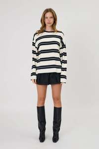 Remain Miller LS - Ivory/Black