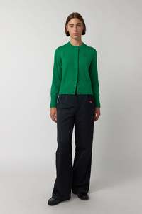 Sale: Sylvester Huddle Cardi - Grass Green