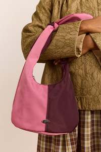 Womens Bags: Damson Madder Gene Mini Tie Bag - Pink