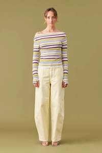 Ruby: Ruby Emma Knit LS - Blueberry Pancake