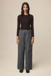 Marle Gray Pant - Charcoal