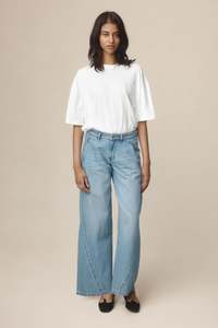 Marle Panel Jean - Classic Wash