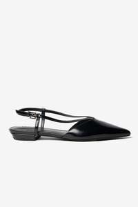 Womens Shoes: La Tribe Fleur Flat - Black
