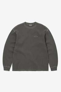 Thisisneverthat Waffle L/S Tee - Charcoal