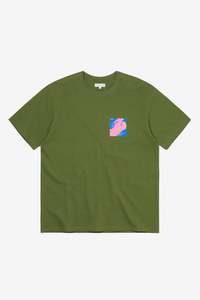 Mens Tshirts: Thisisneverthat Resonance Tee - Moss