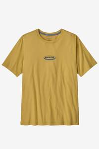 Mens Tshirts: Patagonia '95 Oval Logo T-Shirt - Lynx Tan