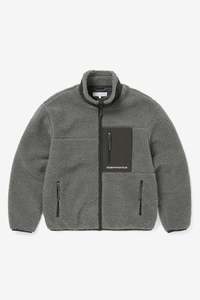 Mens Jackets: Thisisneverthat SP Sherpa Jacket - Charcoal
