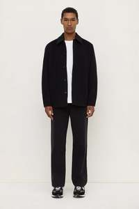 Mens Jackets: Assembly Noah Wool Jacket - Black