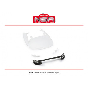 Products: NSR 1536 McLaren 720S Windows and Lights - NZ Slot Cars