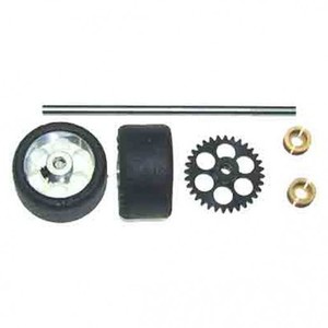 NSR 9119 Rear Kit RTR Tires on 17" wheels for NSR Sidewinder - NZ Slot Cars
