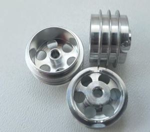 Thunderslot RMR003AL Aluminium Rear Rims 15.85x9.50 mm Triple shoulders m2.5 - NZ Slot Cars