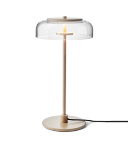 Table Lights: Blossi Table Lamp - Nordic Gold / Clear