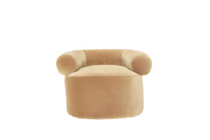 Huggy Swivel Armchair - Malibu Dune