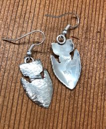 Products: Sterling Silver Arrowhead Hook Earrings