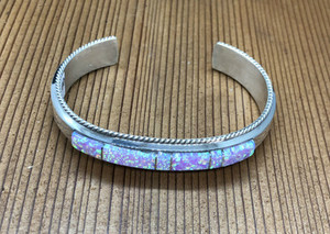 Products: Pink Opal Inlay Cuff