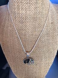Products: Zuni Inlay Buffalo Pendant