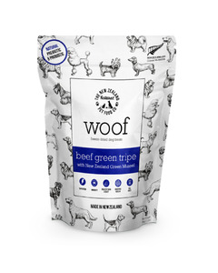 Woof | Freeze Dried Dog Beef Green Tripe and Mussels