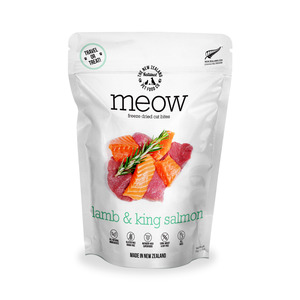 Meow | Freeze Dried Cat Bites Lamb & King Salmon