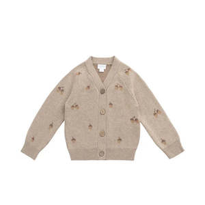 Jamie Kay: Jamie Kay | Easton Cardigan | Forest Acorns | Cashew Marle