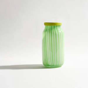 Ben David by KAS | Frances Large Glass Vase | Green