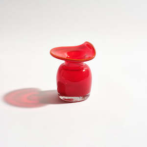 Ben David by KAS | Florence Small Glass Vase | Magenta