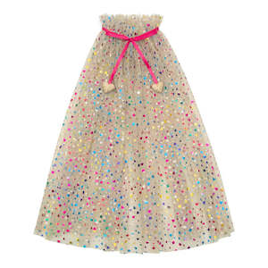 Mimi Lula Kids Accessories: Mimi & Lula Cape | Rainbow Heart