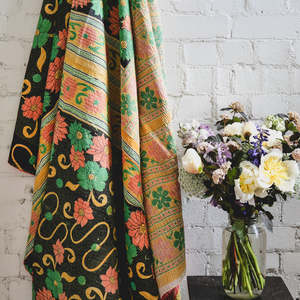 Vintage Kantha Quilt | Nine
