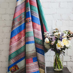 Vintage Kantha Quilt | Five