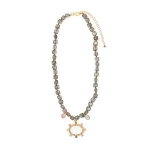Jewellery: Rubyteva Rambagh Labradorite Necklace