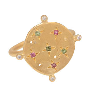 Rubyteva Multi Tourmaline Souk Ring
