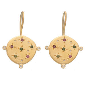 Rubyteva Multi Tourmaline Souk Earrings