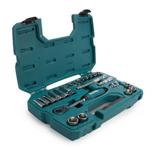 Walk Behind Mower Tools: Makita Socket Set 3/8" Drive 23pc - OBSOLETE