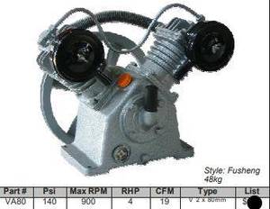 Replacement Air Pumps: Air Compressor Pump - 2 Cylinder Va80