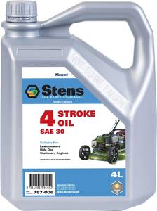 Monthly Specials: Stens 4-Stroke Oil Sae30 - 4 Litres