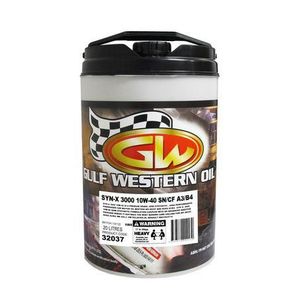 Workshop Equipment Hardware Consumables: Gulf Western Syn-X 3000 10W40 Engine Oil – 32037 20L