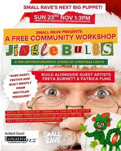 Events: FREE JINGLE BULBS PUPPET MAKING WORKSHOP