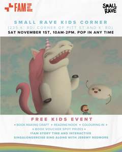 FAM SMALL RAVE KIDS CORNER: BOOK MAKING CRAFT AND STORY TIME